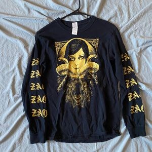 ZAO black & yellow long sleeve t-shirt